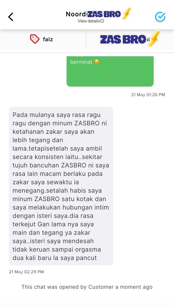 Tangkapan skrin WhatsApp Noordin tentang ketahanan